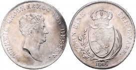 HESSEN-DARMSTADT, Ludwig I., 1806-1830, Konventionstaler 1809 L.
vz+
AKS 73; T.191; Dav.698