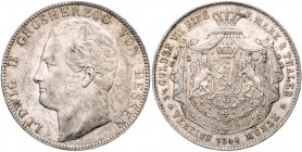 HESSEN-DARMSTADT, Ludwig II., 1830-1848, Doppeltaler 1844.
ss-vz
AKS 100; T.196; Dav.703