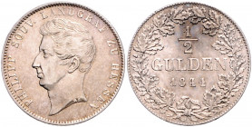 HESSEN-HOMBURG, Philipp, 1839-1846, 1/2 Gulden 1844.
ss
AKS 168; J.6; KM 16