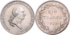 HESSEN-KASSEL, Wilhelm I., 1803-1821, Taler 1819.
ss
AKS 5; T.182; Dav.690