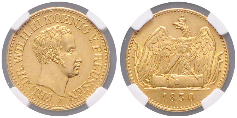 PREUSSEN, Friedrich Wilhelm III., 1797-1840, Doppelfriedrichs d'or 1830 A. 13,4g...
