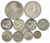 PREUSSEN, Friedrich Wilhelm III., 1797-1840, Taler 1814 A (s/ss), 1/6 Taler 1825 (s/ss). DAZU:Friedrich Wilhelm IV., Taler 1861, Sterbetaler (ss); 1/6...