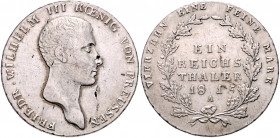 PREUSSEN, Friedrich Wilhelm III., 1797-1840, Taler 1815 A.
ss
AKS 11; T.244; Dav.756