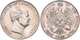 PREUSSEN, Friedrich Wilhelm IV., 1840-1861, Vereinsdoppeltaler 1859 A.
schöne Patina, vz-st
AKS 71; T.264; Dav.777