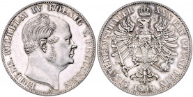 PREUSSEN, Friedrich Wilhelm IV., 1840-1861, Vereinstaler 1859 A.
vz
AKS 78; T.262; Dav.775