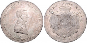 REUSS-OBERGREIZ, Heinrich XIII., 1800-1817, Konventionstaler 1812 L.
vz
AKS 2; T.277; Dav.795