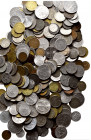 KLEINMÜNZEN, Lot: Kleinmünzen vom Pfennig bis zu 2 Mark, vom Kaiserreich bis zur DDR, ohne BRD. Ohne Silber. 1100g.
1100g, s bis st