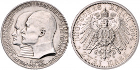 HESSEN, Ernst Ludwig, 1892-1918, 2 Mark 1904. 400.Geburtstag Philipps des Großmütigen.
st
J.74