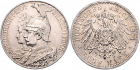 PREUSSEN, Wilhelm II., 1888-1918, 5 Mark 1901 A. 200 Jahre Königreich.
PP
J.106