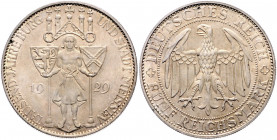 WEIMARER REPUBLIK, 1919-1933, 5 Reichsmark 1929 E. Meissen.
st
J.339