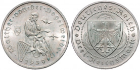 WEIMARER REPUBLIK, 1919-1933, 3 Reichsmark 1930 F. Walther von der Vogelweide.
st
J.344