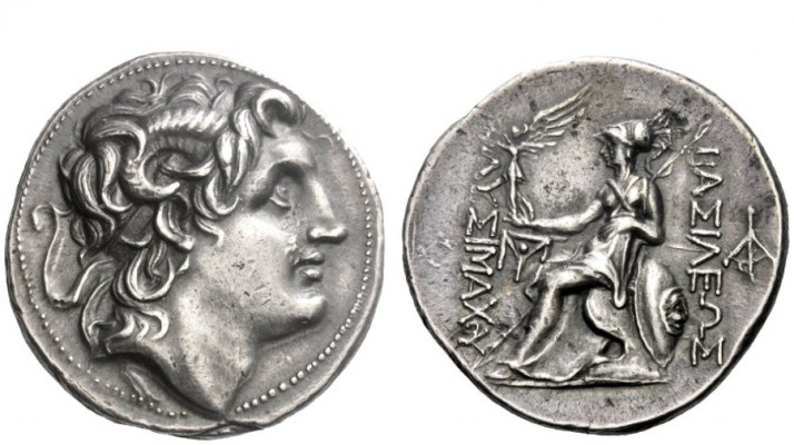 Greek Coins 
 Kingdom of Thrace. Lysimachus, 323 – 281 
 Tetradrachm, Amphipol...