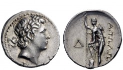 Greek Coins 
 Aetolia, Aetolian league 
 Tetradrachm late 3rd-early 2nd century BC, AR 10.65 g. Oak-wreathed head of Apollo r.; beneath neck truncat...