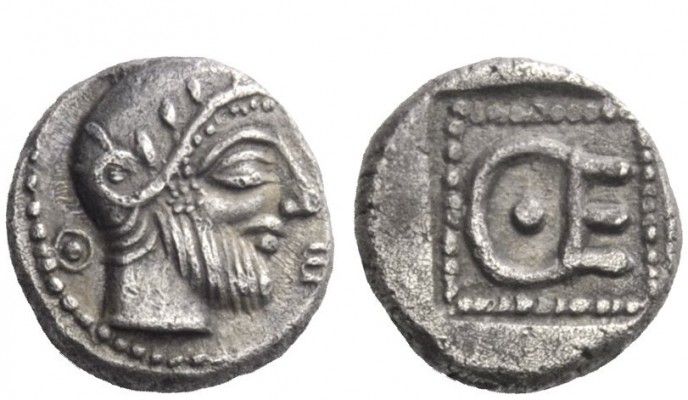 Greek Coins 
 Magnesia ad Meandrum 
 Themistocles, circa 464 – 459 . Trihemiob...