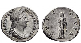 The Roman Empire 
 Sabina, wife of Hadrian 
 Denarius 126-138, AR 3.39 g. SABINA AVGVSTA – HADRIANI AVG P P Draped bust r. Rev. PVDI – CITIA Pudicit...