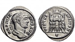 The Roman Empire 
 Maximianus Herculius first reign, 286 – 305 
 Argenteus, circa 295-297, AR 2.78 g. MAXIMIA – NVS AVG Laureate bust r. Rev. VIRTVS...