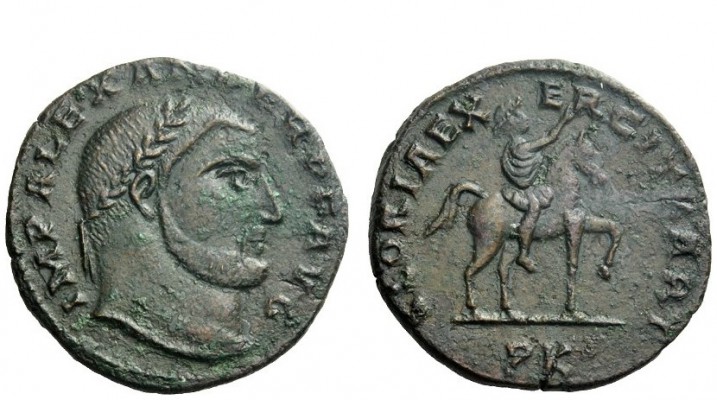 The Roman Empire 
 Alexander of Carthage, 308 – 310 
 Nummus, Carthago circa 3...