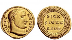 The Roman Empire 
 Licinius I, 308 – 324 
 Aureus, Heraclea circa 315, AV 5.32 g. LICINIVS – AVGVSTVS Laureate bust r. Rev. SIC X / SIC XX / SMHB Wi...