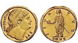 The Roman Empire 
 Constantine I the Great, 307 – 337 
 Medallion of 2 solidi, Thessalonica circa 326, AV 8.72 g. CONSTANTINVS – AVG Diademed head r...