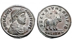 The Roman Empire 
 Julian II, 360 – 363 
 Maiorina, Sirmium summer 361-26 June 363, Billon 8.58 g. DN FL CL IVLI – ANVS P F AVG Pearl-diademed, drap...