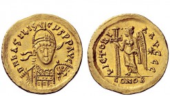 The Roman Empire 
 Basiliscus sole reign, 9th January 475 – August 476 
 Solidus, Constantinopolis early 475, AV 4.46 g. D N bASILIS – CYS P P AVG H...