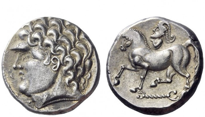 Celtic coins 
 Uncertain tribe (Central Europe) 
 Kroisbach type variant tetra...