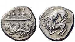 Greek Coins 
 Phoenicia, Byblos 
 'Ozba'al circa 400-370. Dishekel, Byblos circa 375, AR 13.28 g. Three hoplites on galley l.; prow ending in lion's...