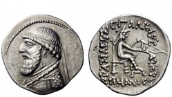 Greek Coins 
 Mithradates II, 129 – 88 
 Drachm, Ekbatana circa 120/19-109, AR 4.16 g. Diademed bust l. Rev. Parthian archer seated r. on throne , h...