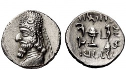 Greek Coins 
 Darius II, 1st century BC 
 Drachm, Persepolis 1st century BC, AR 4.06 g. Diademed bust l. wearing tiara. Rev. Darius standing l. sacr...