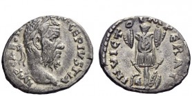 The Roman Empire 
 Pescennius Niger, 193 – 194 
 Denarius, Antiochia 193-194, AR 2.80 g. Laureate head r. Rev. Trophy. C 33 var. (different legend o...