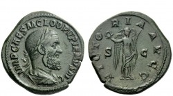 The Roman Empire 
 Pupienus, 22nd April – 29th July 238 
 Sestertius, April-June 238, Æ 20.08 g. Laureate, draped and cuirassed bust r. Rev. Victory...