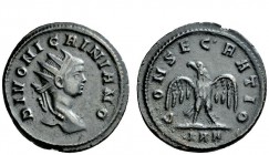 The Roman Empire 
 Nigrinian, son of Carinus 
 Antoninianus 283-284, billon 3.43 g. Radiate head r. Rev. Eagle standing facing with spread wings, he...