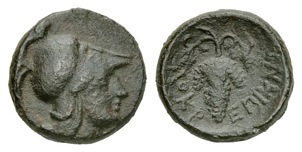 Lokris AE12, c. 325-300 BC 

 Lokri Opuntii , Lokris. AE12 (1.89 g), c. 325-30...