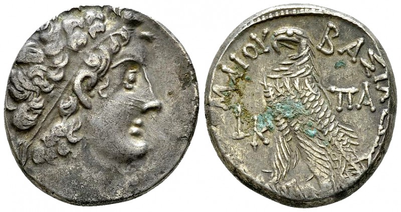 Ptolemaios XII AR Tetradrachm, Paphos mint 

Kings of Egypt. Ptolemaios XII. N...
