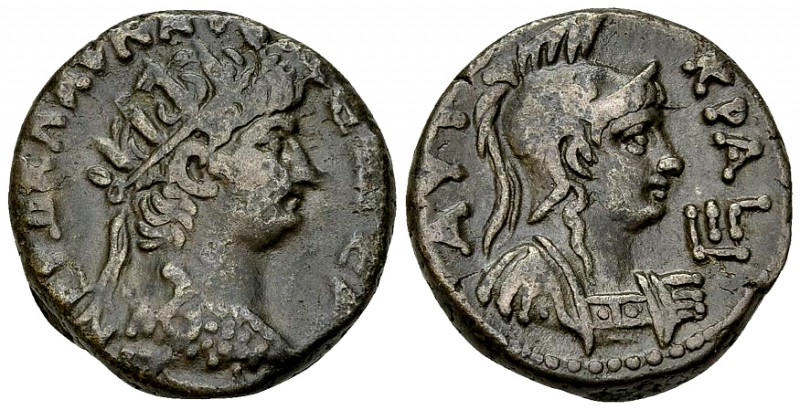 Nero Tetradrachm, Alexandria 

 Nero (54-68 AD). Billon Tetradrachm (23-24 mm,...