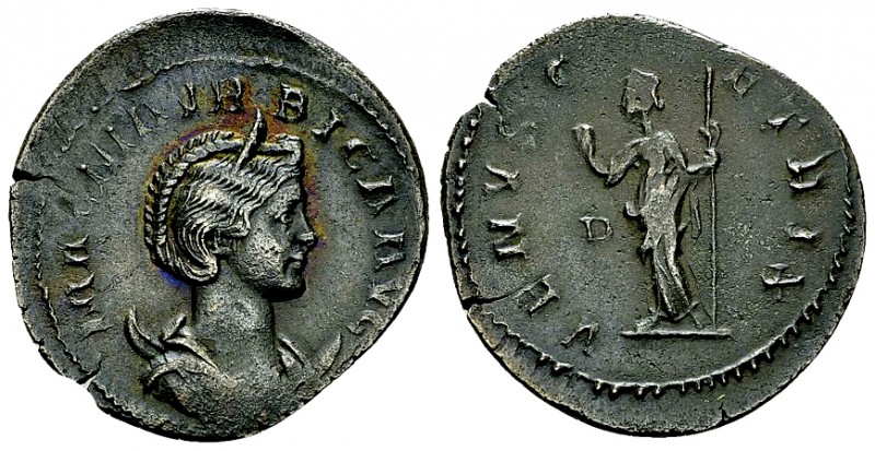 Magnia Urbica AE Antoninianus, Lugdunum mint 

 Magnia Urbica (283-285 AD). AE...