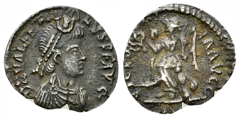 Valentinianus III AR Half-siliqua, extremely rare 

 Valentinianus III (425-45...