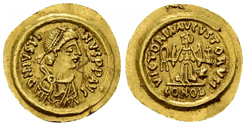 Lombards, AV Tremissis, c. 568-690 AD 

 Lombards, Lombardy. Uncertain King. A...