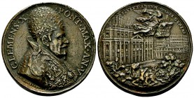 Clemente X., AE Medaglia 1675 

Stato pontificio. Clemente X (1670-1676). AE medaglia 1675 (41 mm, 30.86 g). Opus Hamerani.
 Miselli 58b; Lincoln 1...