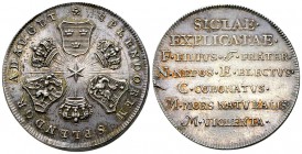 Frederik AR Medaille o.J. (1734), von Hedlinger 

Schweden. Frederik (1720-1751). AR Medaille o.J. (1734) (33 mm, 14.31 g), von Hedlinger.
Av. SPLE...