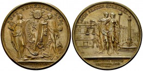 Genf, AE Medaille 1738 

Schweiz. Genf, Stadt. AE Medaille 1738 (55 mm, 92.28 g). Von Jean Dassier, auf die Beilegung der Unruhen von 1735-1738.
Le...