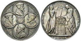 Genf, AR Medaille 1831, sehr selten 

 Genf . AR Medaille 1831 (62 mm, 86.03 g), auf das 300jährige Jubiläum der Reformation. Von A. Bovy.
Av. Meda...