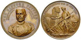 Luzern, AE Medaille 1890 auf A. Pfyffer 

Schweiz, Eidgenossenschaft. Luzern . AE Medaille 1890 (35 mm, 21.08 g), auf Max Alphons Pfyffer von Altish...