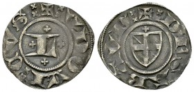 Baronie de Vaud, Louis II. BI Forte, selten 

Waadt, Baronie. Ludwig II. (1302-1349). BI Forte (18-20 mm, 1.09 g).
HMZ 1-549Ba.

Selten. Variante...