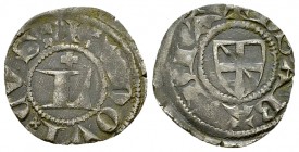 Baronie de Vaud, Louis II. BI Denier viennois, selten 

Waadt, Baronie. Ludwig II. (1302-1349). BI Denier viennois (15-16 mm, 0.70 g).
HMZ 1-550Aa....