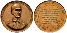 Waadt, AE Medaille 1893 auf Louis Ruchonnet 

 Waadt, Schweiz . AE Medaille 1893 (37 mm, 24.35 g), auf Louis Ruchonnet, Bundesrat von 1881-1893 und ...