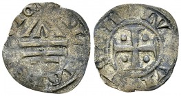 St. Maurice, AR Denier, um 1200-1250 

Wallis, Bistum Sitten. St. Maurice . AR Denier, um 1200-1250 (18-20 mm, 0.94 g).
HMZ 1-581F; Ambühl 5.

Le...