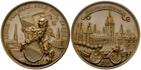 Zürich, AE Medaille 1898 auf die Eröffnung des Landesmuseums 

 Zürich, Schweiz. AE Medaille 1898 (50 mm, 59.49 g), auf die Eröffnung des Schweizer ...
