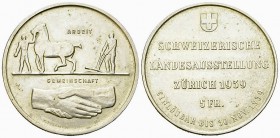 Schweiz, AR 5 Franken 1939 

 Schweiz, Eidgenossenschaft. AR 5 Franken 1939 (19.49 g). Schweizerische Landesausstellung.
HMZ 2-1223c.

Vorzüglich...