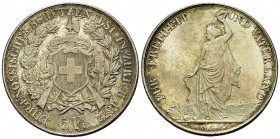 Zürich, AR 5 Franken 1872 

 Schweiz, Eidgenossenschaft. AR 5 Franken 1872 (25.00 g). Eidgenössisches Schützenfest in Zürich.
HMZ 2-1343i.

Perfe...